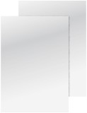 Q-Connect® Umschlagdeckel - A4, glänzend, weiß, 250 g/qm, 100 Stück Einbanddeckel weiß Karton
