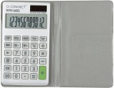 Q-Connect® Taschenrechner Solar-/Batteriebetrieb, 12-stellig, LC-Display, weiß Taschenrechner