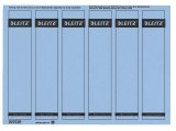 Leitz 1686 PC-beschriftbare Rückenschilder - Papier, kurz/schmal, 150 Stück, blau Rückenschild