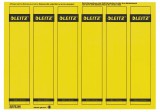 Leitz 1686 PC-beschriftbare Rückenschilder - Papier, kurz/schmal, 150 Stück, gelb Rückenschild