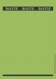 Leitz 1687 PC-beschriftbare Rückenschilder - Papier, lang/breit, 75 Stück, grün Rückenschild