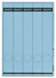 Leitz 1688 PC-beschriftbare Rückenschilder - Papier, lang/schmal, 125 Stück, blau Rückenschild