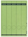Leitz 1688 PC-beschriftbare Rückenschilder - Papier, lang/schmal, 125 Stück, grün Rückenschild