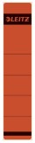 Leitz 1643 Rückenschilder - Papier, kurz/schmal, 10 Stück, rot Rückenschild selbstklebend rot