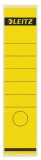 Leitz 1640 Rückenschilder - Papier, lang/breit, 10 Stück, gelb Rückenschild selbstklebend gelb