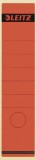 Leitz 1640 Rückenschilder - Papier, lang/breit, 10 Stück, rot Rückenschild selbstklebend rot