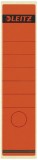 Leitz 1640 Rückenschilder - Papier, lang/breit, 100 Stück, rot Rückenschild selbstklebend rot