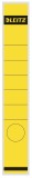 Leitz 1648 Rückenschilder - Papier, lang/schmal, 10 Stück, gelb Rückenschild selbstklebend gelb