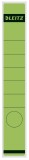 Leitz 1648 Rückenschilder - Papier, lang/schmal, 10 Stück, grün Rückenschild selbstklebend grün