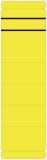 Ordnerrückenschilder - breit/lang, sk, 10 Stück, gelb Rückenschild selbstklebend gelb breit/lang
