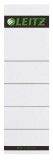 Leitz 1607 Rückenschilder zum Einstecken - Karton, kurz/breit, 10 Stück, lichtgrau Rückenschild