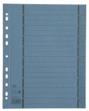 Elba Trennblätter mit Perforation - A4 Überbreite, blau, 100 Stück Trennblatt A4 Überbreite blau