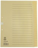 Esselte Register - blanko, A4, Papier, 20 Blatt, chamois volldeckend Register A4 blanko 20 Blatt