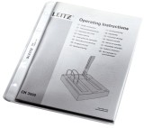 Leitz 4705 Prospekthülle Premium, A5, PP, genarbt, dokumentenecht, farblos Prospekthülle A5