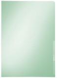Leitz 4100 Sichthülle Premium, A4, PVC, dokumentenecht, grün mit Kantenschweißnaht Sichthülle A4