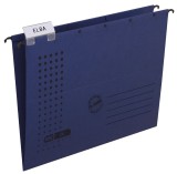 Elba Hängemappe chic - Karton (RC), 230 g/qm, A4, dunkelblau Hängemappe dunkelblau A4 318 mm