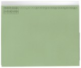 Q-Connect® Kanzleihefter A gefalzt - Linksheftung (Behördenheftung), 1 Tasche, 1 Abheftvorrichtung, grün