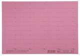 Elba vertic® Beschriftungsschild für Registratur, 58 x 18 mm, rot, 50 Stück 4-zeilig beschriftbar