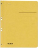 Falken Ösenhefter - A4 1/1 Vorderdeckel, gelb, Manilakarton, 250 g/qm Ösenhefter ganz A4 240 mm