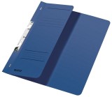 Leitz 3744 Schlitzhefter, 1/2-Vorderdeckel, A4, kfm. Heftung, Manilakarton 250 g/qm, blau halb A4