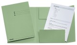 Esselte Jurismappe, A4, Manilakarton 275 g/qm, grün Dreiflügelmappe grün A4 offen 250 Blatt