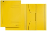 Leitz 3924 Jurismappe - A4, Pendarec-Karton 430g, gelb Dreiflügelmappe gelb A4 offen 250 Blatt