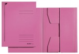 Leitz 3924 Jurismappe - A4, Pendarec-Karton 430g, pink Dreiflügelmappe pink A4 offen 250 Blatt
