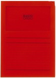 Elco Sichtmappen Ordo classico - rot, 120g, 100 Stück, Sichtfenster und Linien Sichtmappe Papier