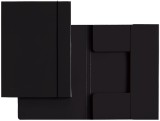 Leitz 3926 Sammelmappe - A4, Hartpappe, schwarz Sammelmappe schwarz A4 Gummizug 180 Blatt 235 mm