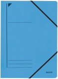 Leitz 3980 Eckspanner - A4, 250 Blatt, Pendarec-Karton (RC), blau Eckspanner blau A4 Gummizug 232 mm