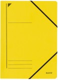 Leitz 3980 Eckspanner - A4, 250 Blatt, Pendarec-Karton (RC), gelb Eckspanner gelb A4 Gummizug 232 mm