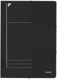 Leitz 3980 Eckspanner - A4, 250 Blatt, Pendarec-Karton (RC), schwarz Eckspanner schwarz A4 Gummizug