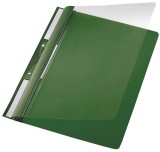 Leitz 4190 Einhängehefter Universal - A4, 250 Blatt, PVC, grün 2 kurze Beschriftungsfenster grün