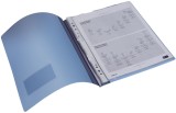 Durable Schnellhefter DURALUX® - A4 überbreit, transluzente Folie, blau Schnellhefter blau 280 mm