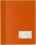 Durable Schnellhefter DURALUX® - A4 überbreit, transluzente Folie, orange Schnellhefter orange