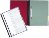 Durable Organisationshefter DIVISOFLEX® - 5faches farbiges Register, A4, blau Schnellhefter blau A4