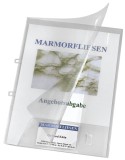 Veloflex® Angebotsmappe Crystal mit Visitenkartenfach, transparent Angebotsmappe transparent