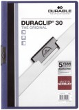 Durable Klemm-Mappe DURACLIP® 30 - A4, dunkelblau Klemmmappe transparent/dunkelblau 220 x 307 mm