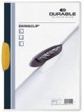 Durable Klemm-Mappe SWINGCLIP® - 30 Blatt, gelb Klemmmappe gelb bis 30 Blatt 222 x 305 mm
