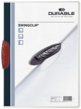 Durable Klemm-Mappe SWINGCLIP® - 30 Blatt, rot Klemmmappe rot bis 30 Blatt 222 x 305 mm
