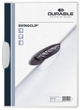 Durable Klemm-Mappe SWINGCLIP® - 30 Blatt, weiß Klemmmappe weiß bis 30 Blatt 222 x 305 mm