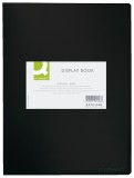 Q-Connect® Sichtbuch - 10 Hüllen, Einband PP, 450 mym, schwarz Sichtbuch A4 schwarz 10 450 mym