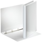 Esselte Ringbuch Präsentation - Außentaschen, A4, PP, 4 Ringe, 16 mm, weiß Präsentationsringbuch