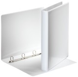 Esselte Ringbuch Präsentation, mit Taschen, A4, PP, 4 Ringe, 20 mm, weiß Präsentationsringbuch A4