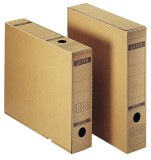 Leitz 6084 Archiv-Schachtel, A4, mit Verschlusslasche, naturbraun Archivbox naturbraun 70 mm 325 mm