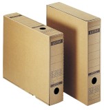 Leitz 6085 Archiv-Schachtel, A3, mit Verschlusslasche, naturbraun Archivbox naturbraun 70 mm 437 mm