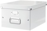 Leitz Archivbox WOW Click & Store - für A4, weiß Archivbox weiß 265 x 188 x 335 mm