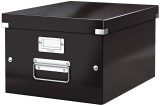 Leitz Archivbox WOW Click & Store - für A4, schwarz Archivbox schwarz 265 x 188 x 335 mm
