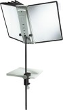 Durable Sichttafelsystem SHERPA® Desk Clamp 10 - 10 Tafeln, schwarz/grau nicht erweiterbar SHERPA®
