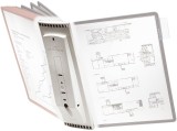 Durable Sichttafelsystem SHERPA® WALL MODULE 10 - grau Sichttafelwandhalter SHERPA® grau -